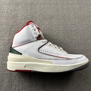 Nike Air Jordan 2 Retro (GS) Origins White Shoes Size 6.5 Youth Womens Size 8